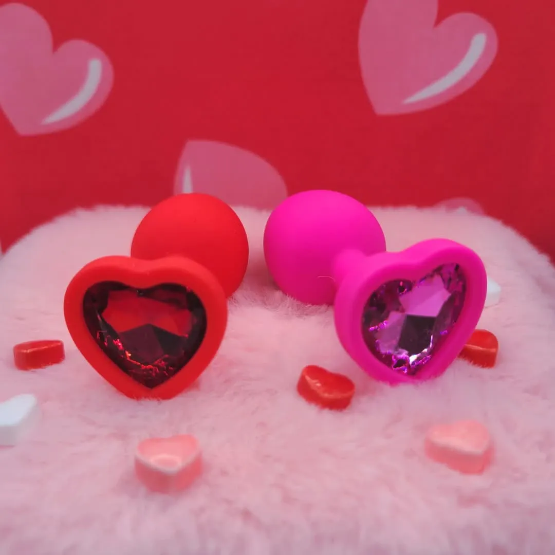 Silicona Heart Plug